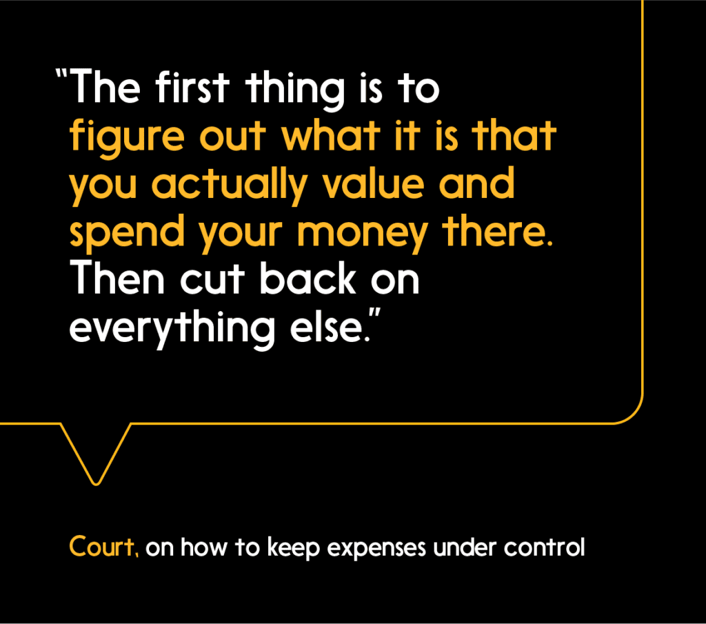 Manage your personal budget by focusing your spending on things that are truly important to you. 